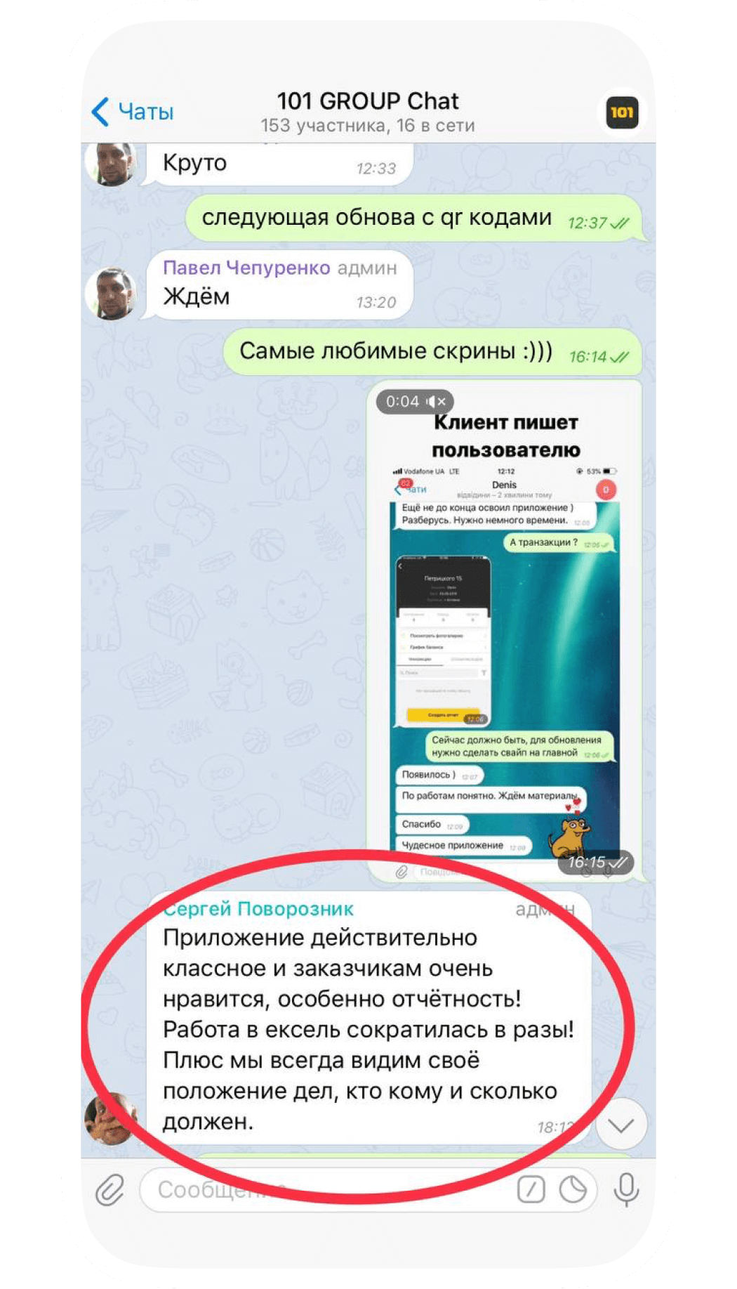 Отзыв о Приложении 101